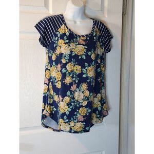 Blue Floral Shirt 3 for 15